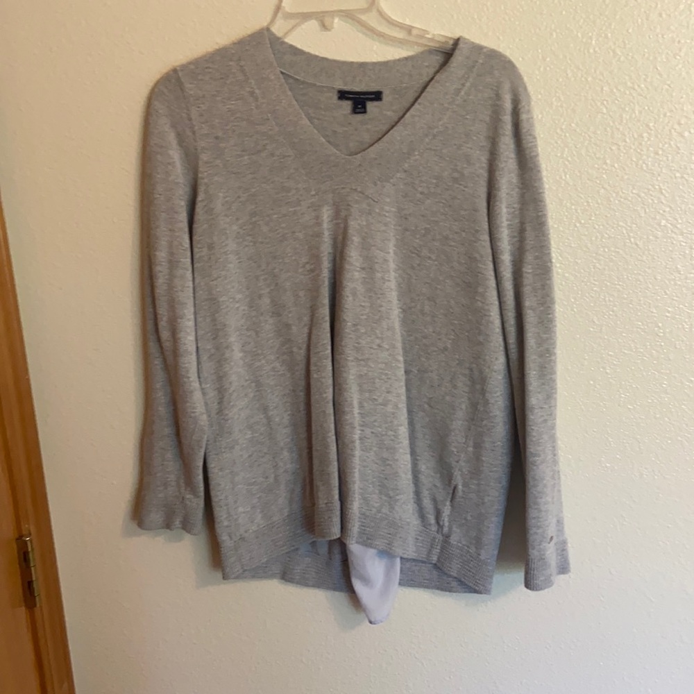 Tommy Hilfiger Grey long sleeve top